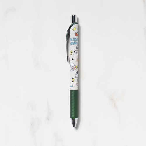 0.5 mm Gel Pen with Black Quick-Drying Ink, Comfortable Grip and Sanrio Character Designs for Writing — 0.5mm / Snoopy