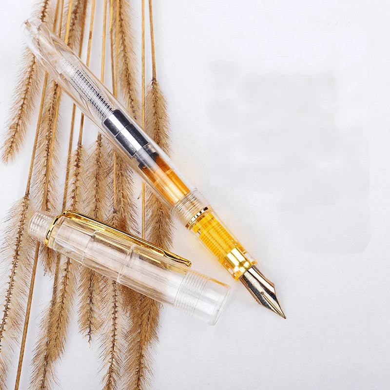 0.5mm Fountain Pen Bundle of Four in Orange, Green, Light Blue, Four (4) Pen Bundle-0.5mm