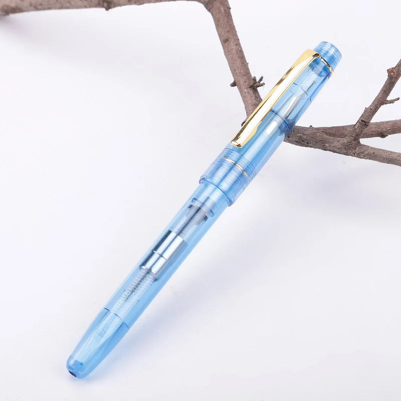 0.5mm Fountain Pen Bundle of Four in Orange, Green, Light Blue
