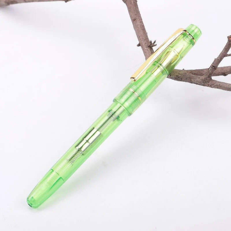 0.5mm Fountain Pen Bundle of Four in Orange, Green, Light Blue