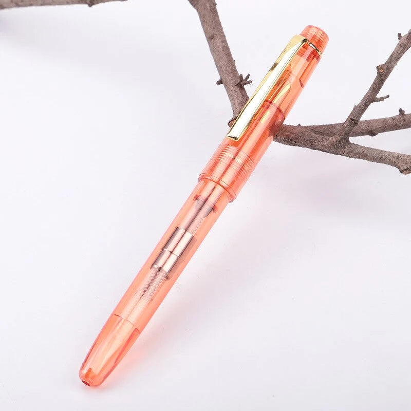 0.5mm Fountain Pen Bundle of Four in Orange, Green, Light Blue