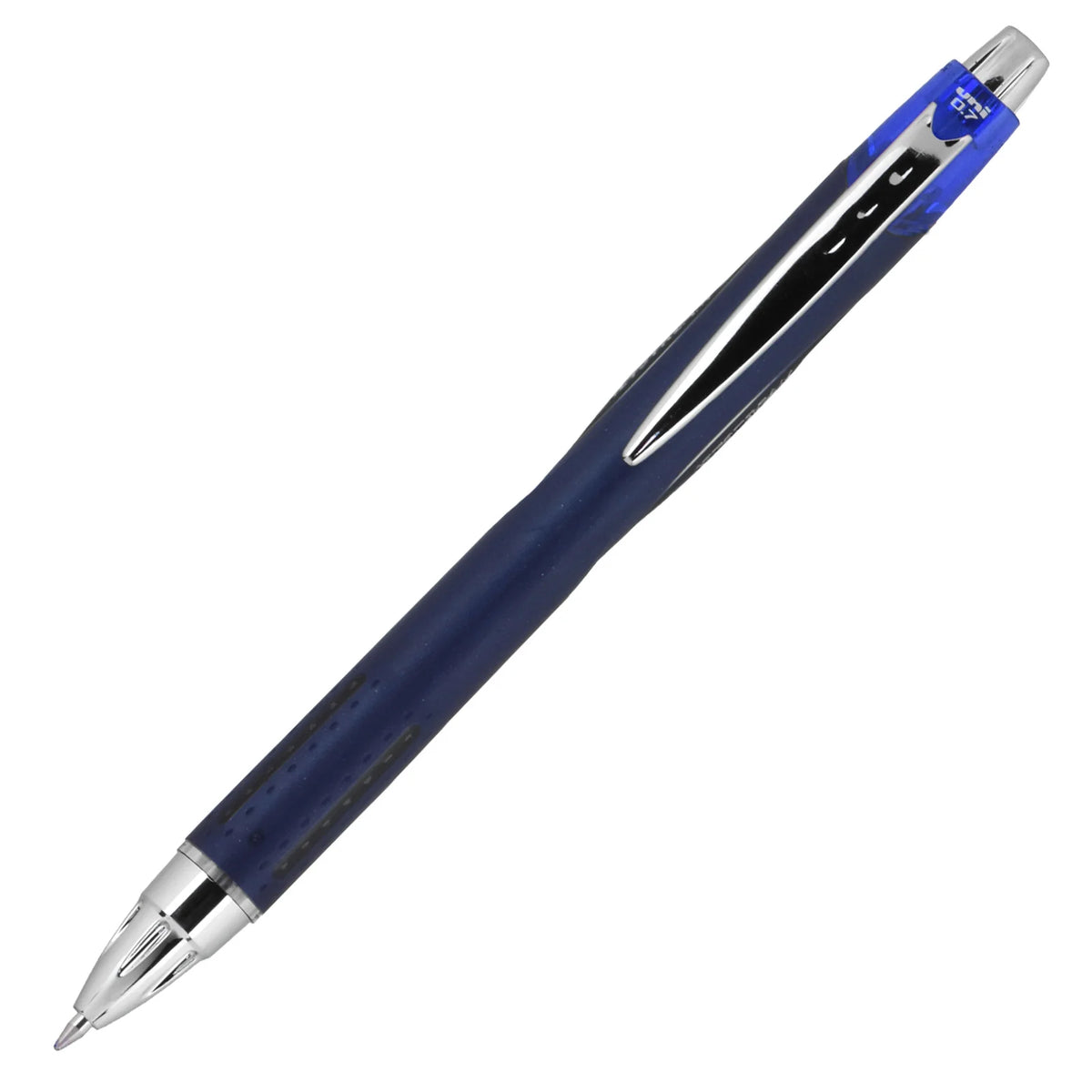 0.7 mm Fine Point Retractable Ballpoint Pens, 1 Count-Indigo-Blue