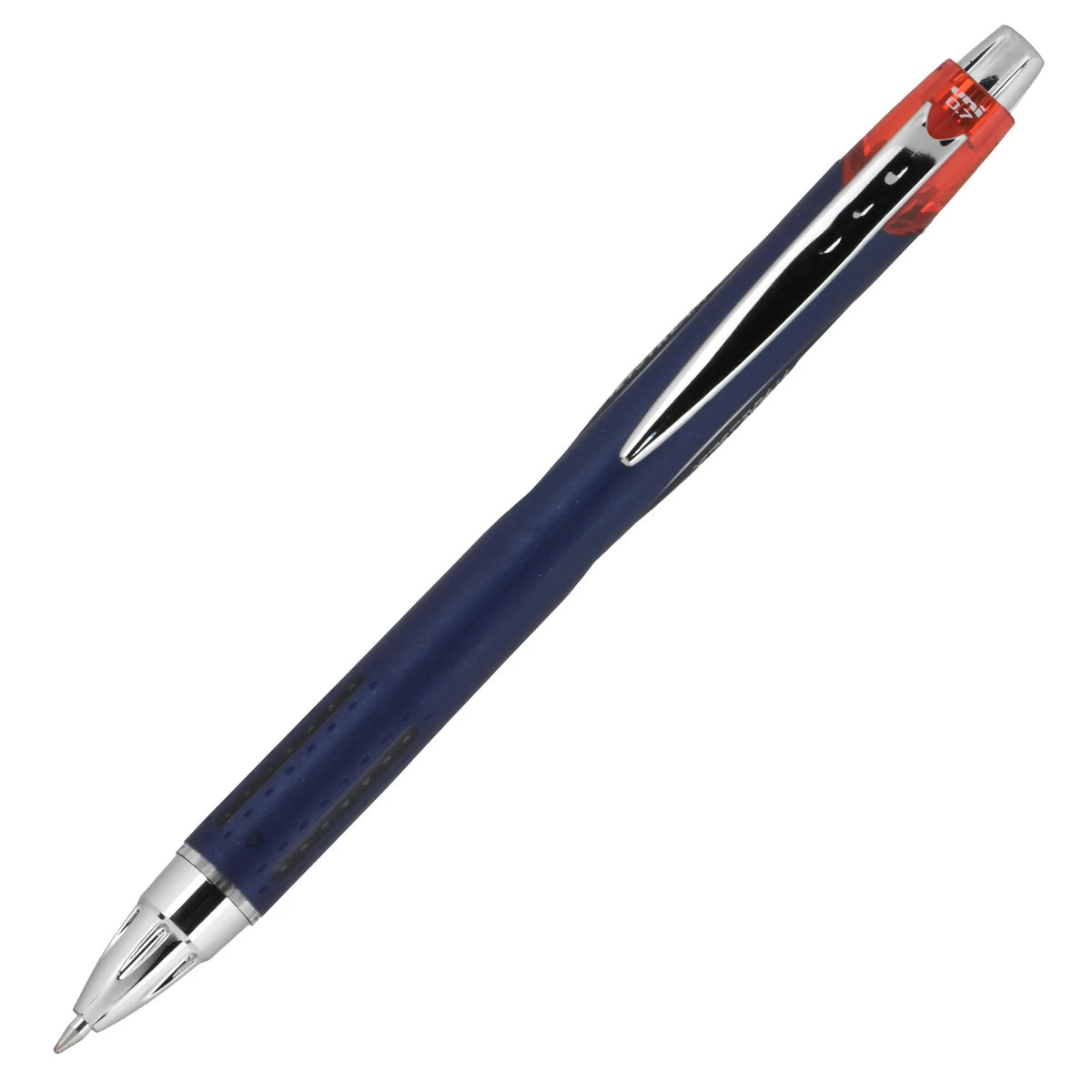 0.7 mm Fine Point Retractable Ballpoint Pens, 1 Count-Indigo-Red