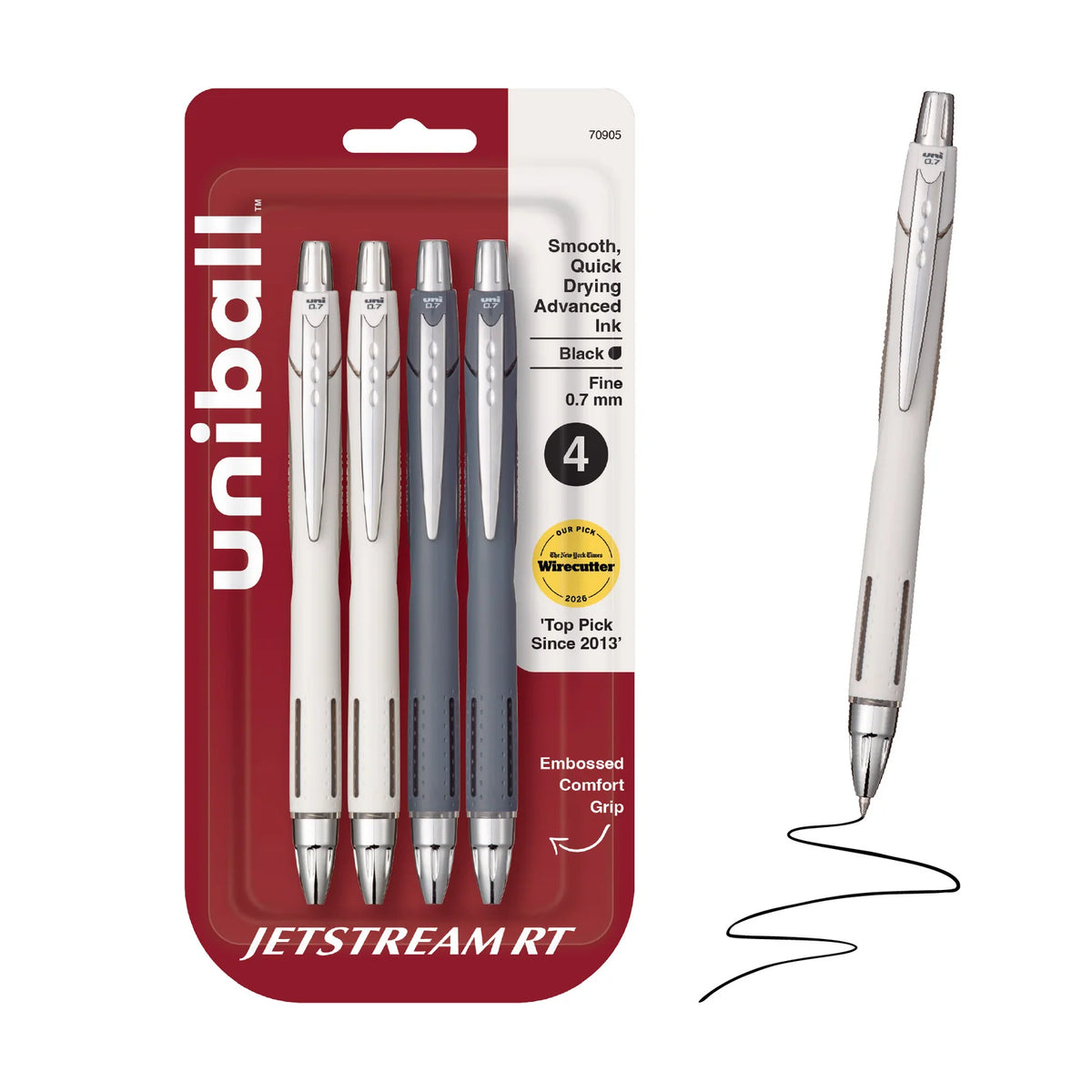 0.7 mm Fine Point Retractable Ballpoint Pens