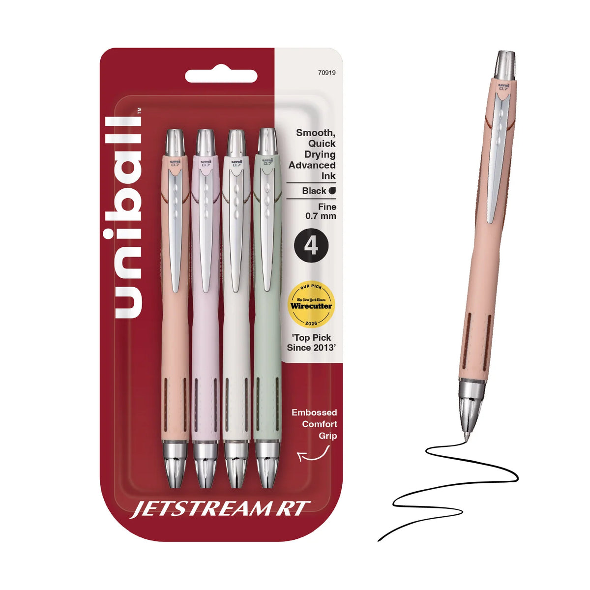 0.7 mm Fine Point Retractable Ballpoint Pens