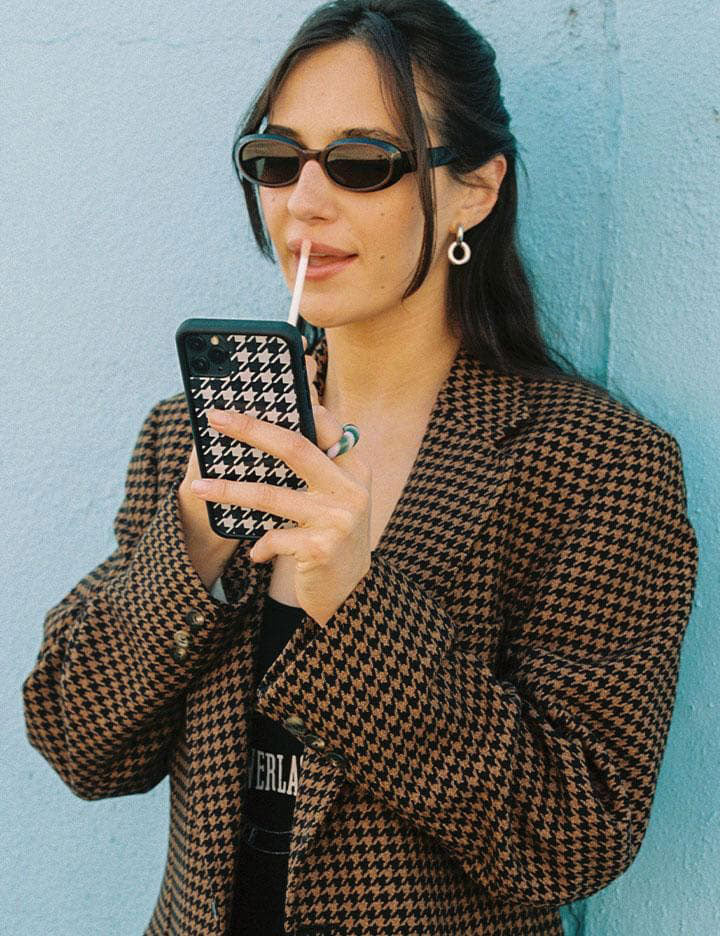 Houndstooth iPhone Case