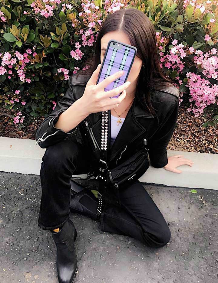 Plaid | Lavender iPhone Case