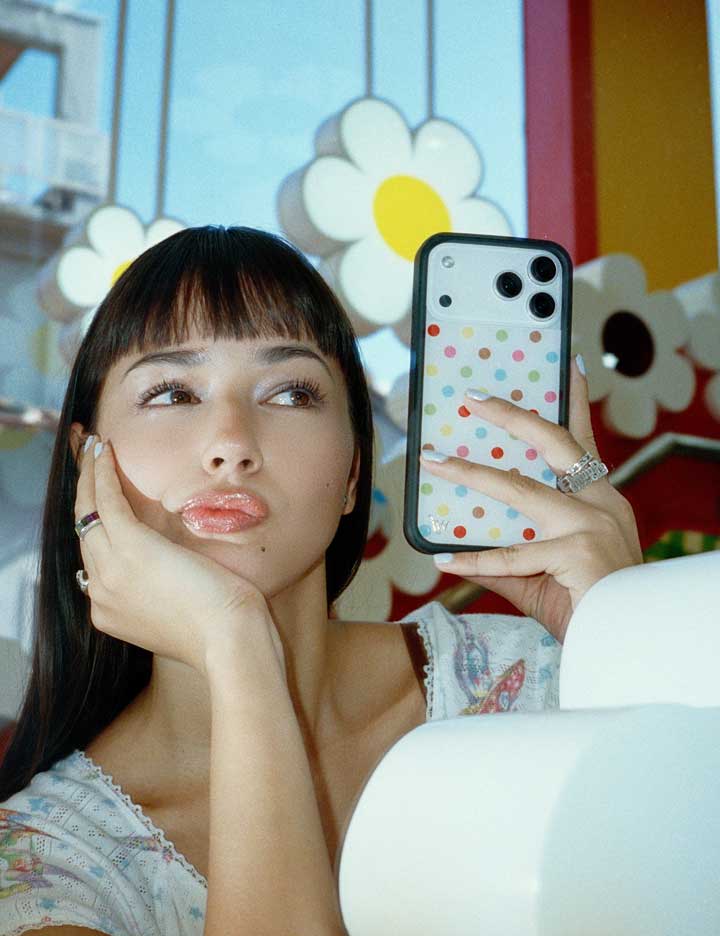 Confetti Polka Dots iPhone Case