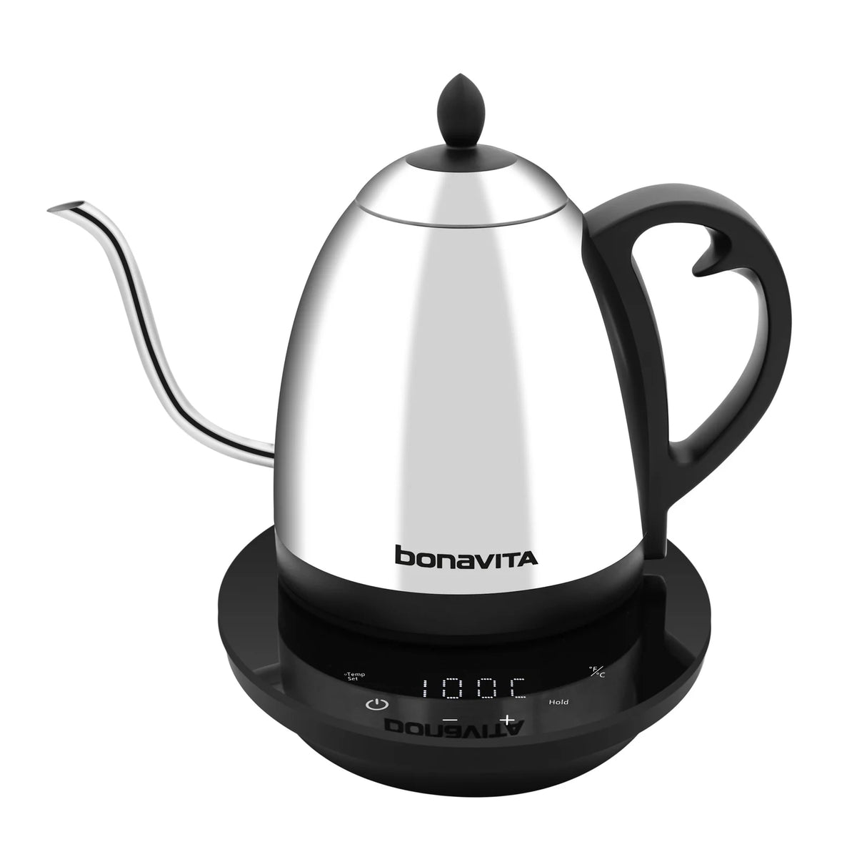 1.0L Gooseneck Temperature Control Kettle, Polished