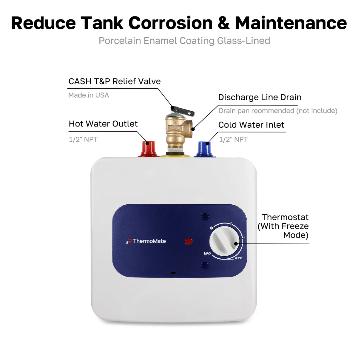 1.3 Gallon Electric Water Heater