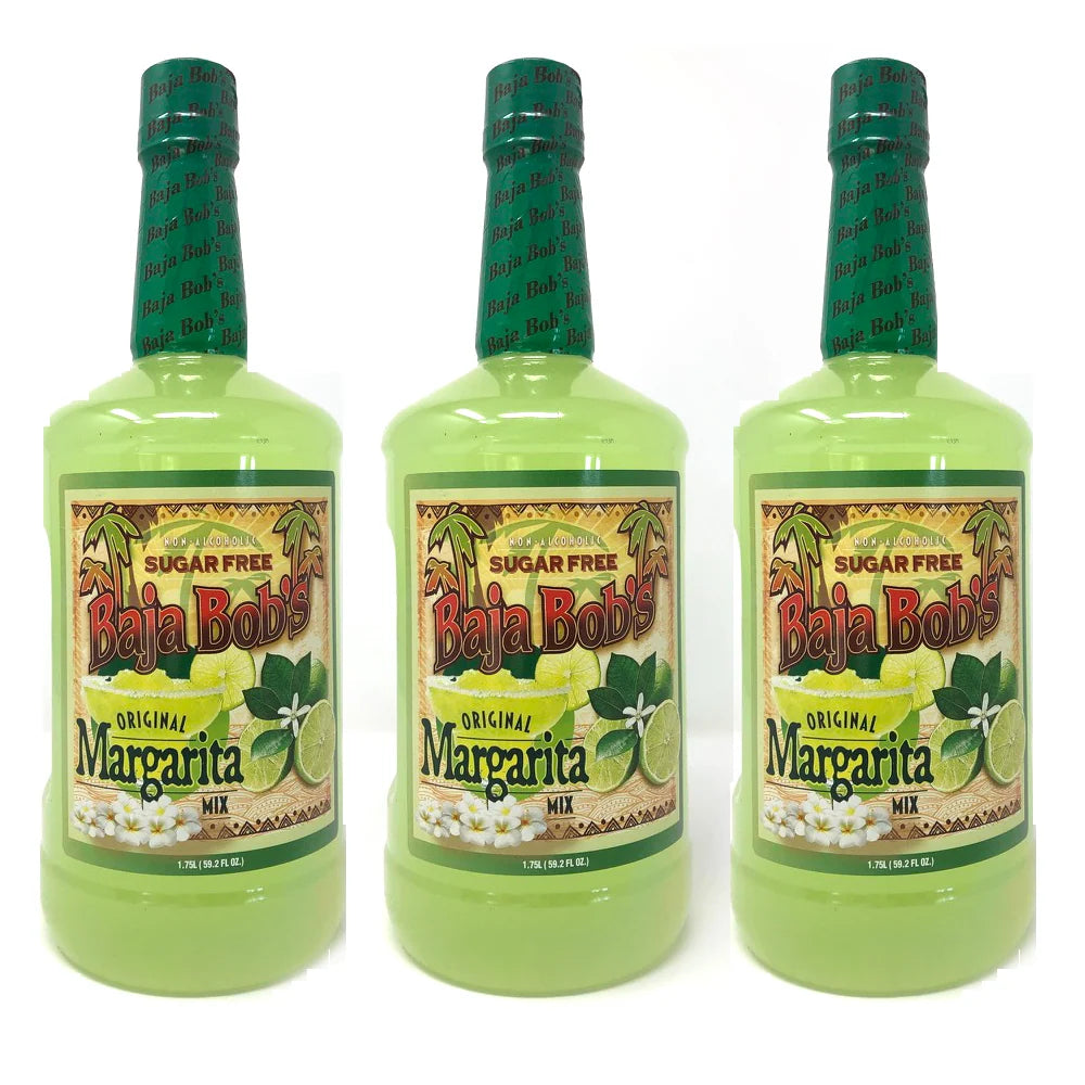 1.75 Liter Sugar Free Lime Margarita Mix, 3 Bottles (Save 5%)