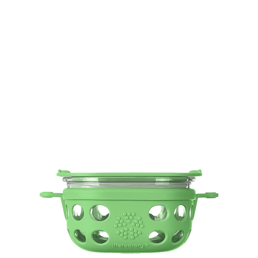 1 Cup Glass Food Storage Container, Grass Green