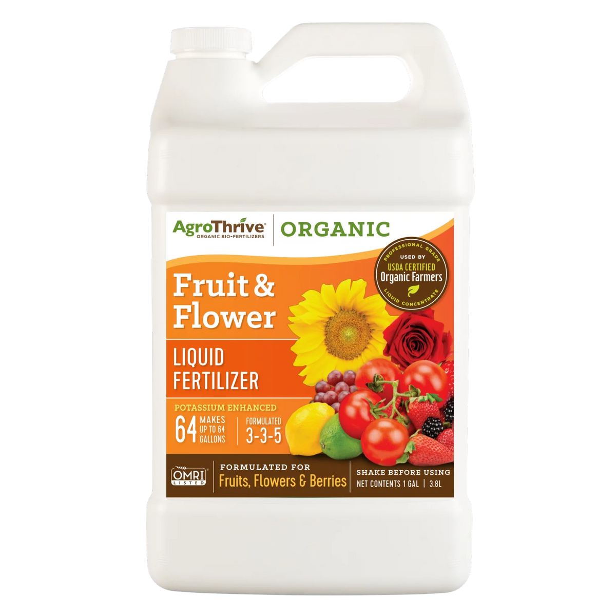 1 Gallon Organic Liquid Fertilizer Concentrate