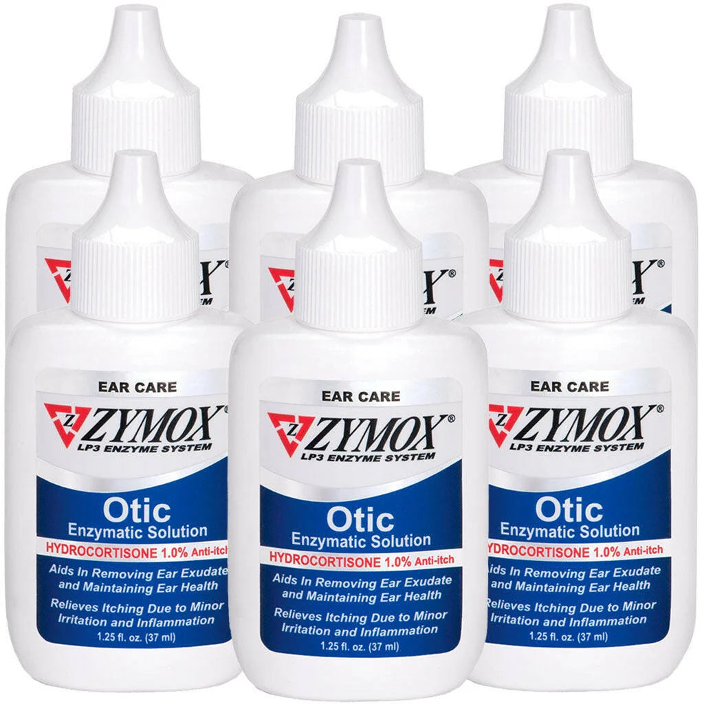 1% Hydrocortisone Enzymatic Ear Solution, 1.25 oz bottle 6 Packs