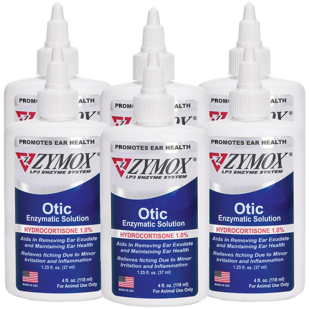 1% Hydrocortisone Enzymatic Ear Solution, 4 oz bottle 6 Packs