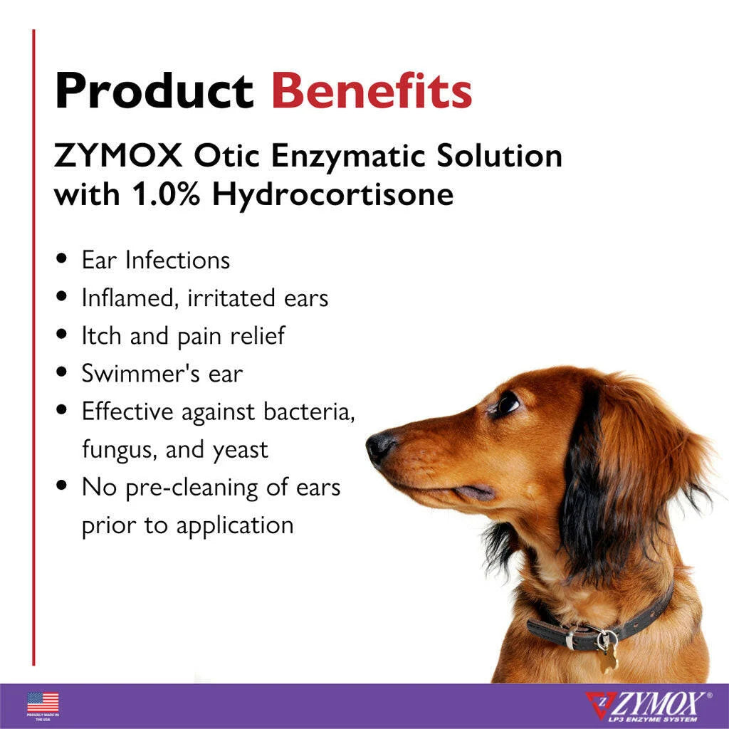 1% Hydrocortisone Enzymatic Ear Solution
