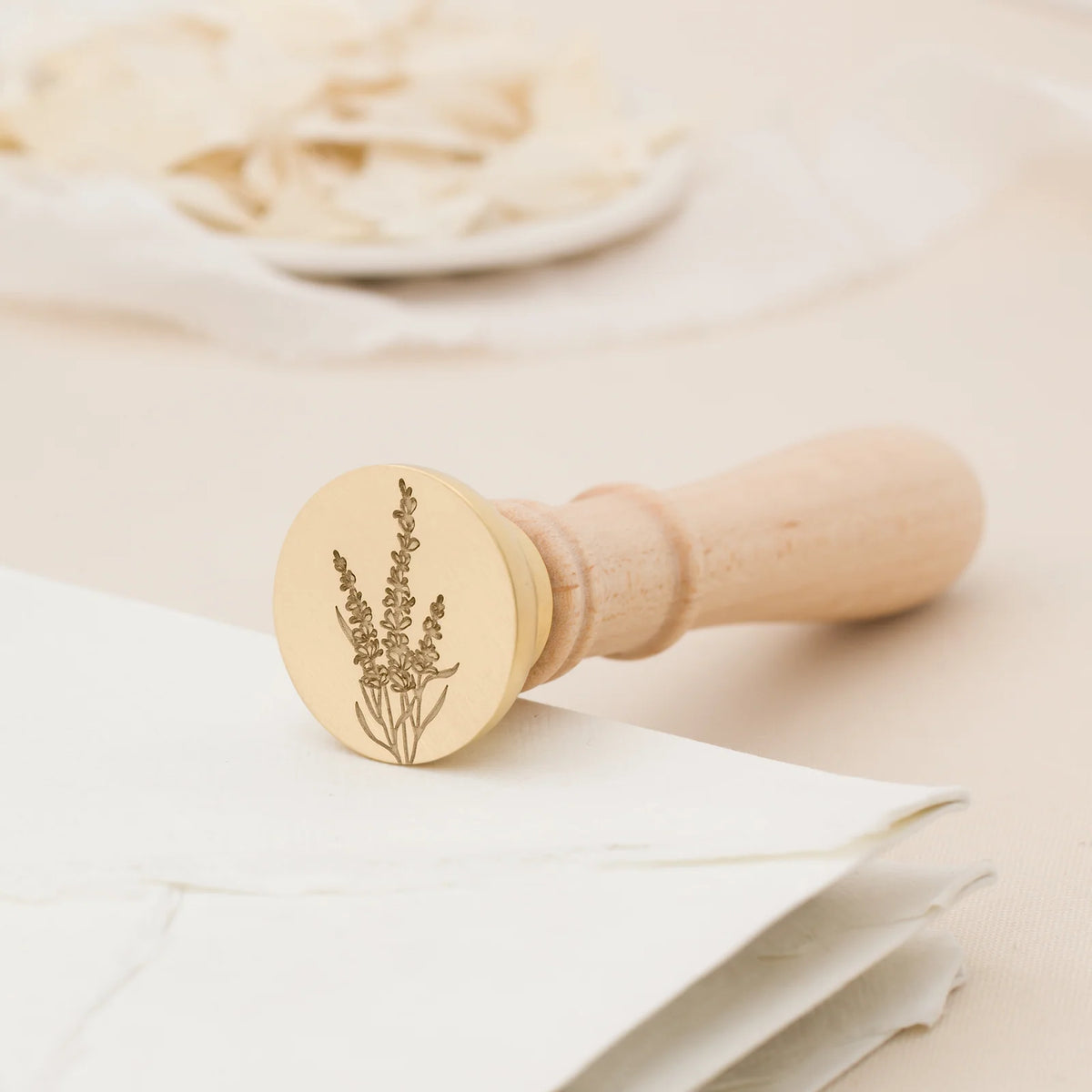 1-Inch Solid Brass Wax Stamp, Classic Blonde