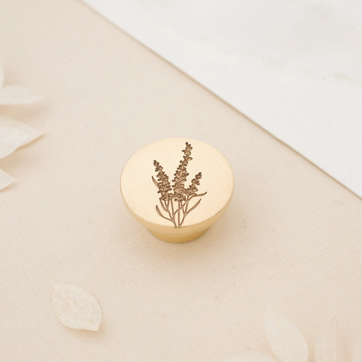 1-Inch Solid Brass Wax Stamp, No Handle