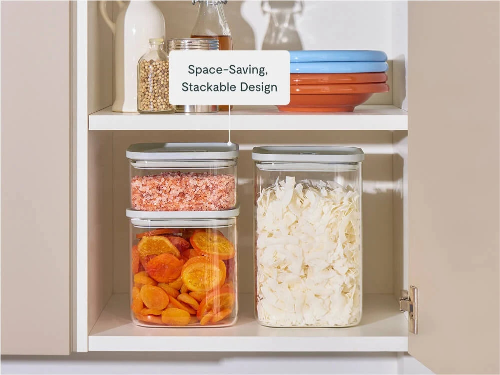 1 qt Glass Airtight Food Storage Container