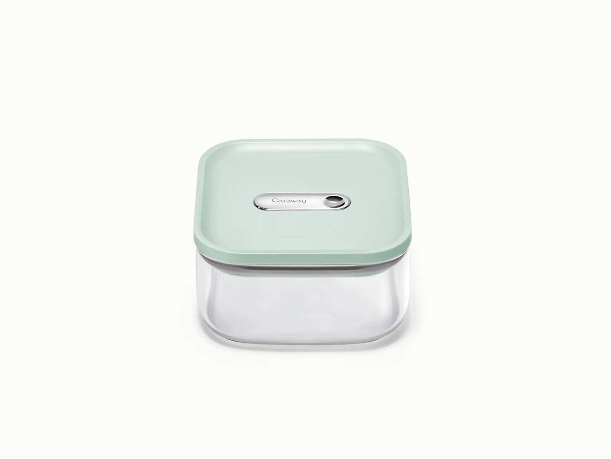 1 qt Glass Airtight Food Storage Container, Mist