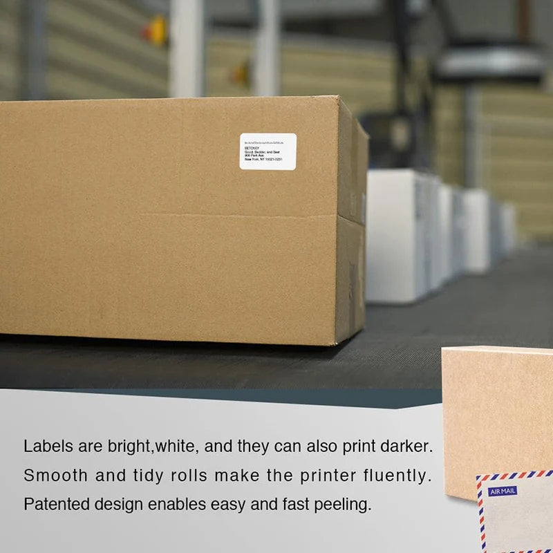 1" x 1-1/2" Book Spine Thermal Label Rolls
