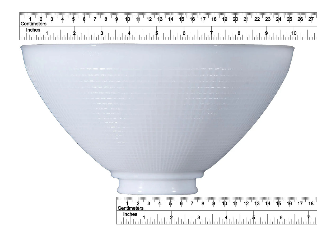 10-Inch Opal Glass Reflector Lamp Shade
