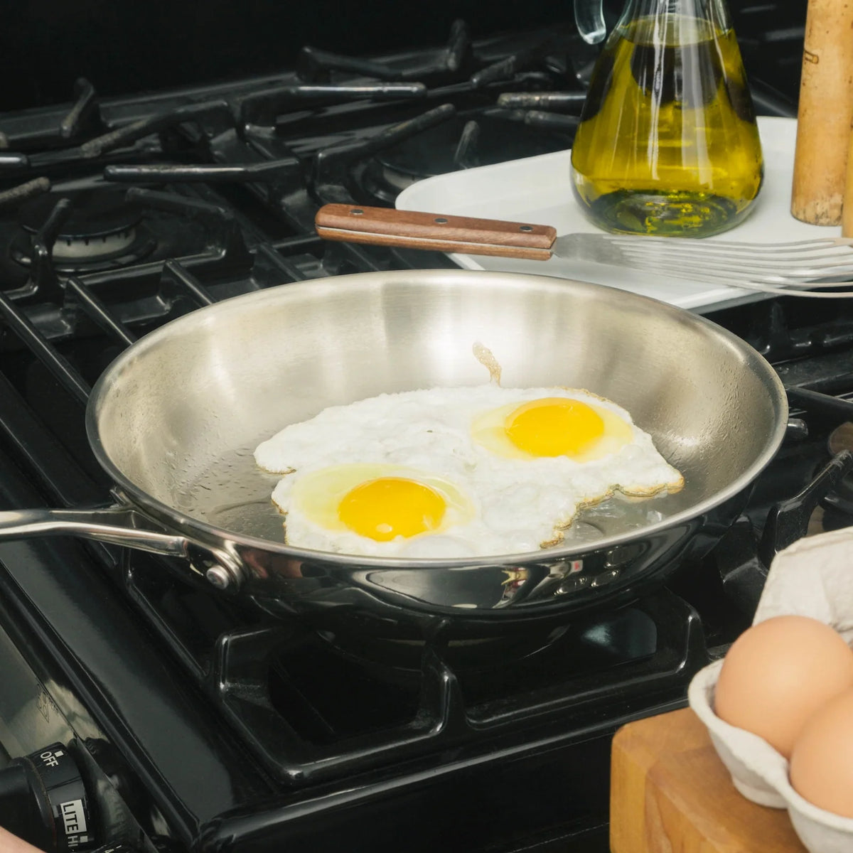 10-Inch Tri-Ply Stainless Steel Skillet