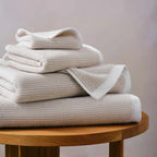 100% Aegean Turkish Cotton Hand Towels, Set of 2 in Plush 500 GSM