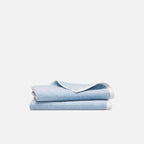 100% Aegean Turkish Cotton Hand Towels, Set of 2 in Plush 500 GSM
