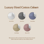 100% Cotton Hotel-Style Bedding Set with Fitted Sheet, Pillowcases and Duvet Cover in Four Sizes