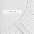 100% Cotton Percale Sheet Set with Breathable 160 Thread Count Comfort in Twin, Full, Queen, King and Cal King Sizes