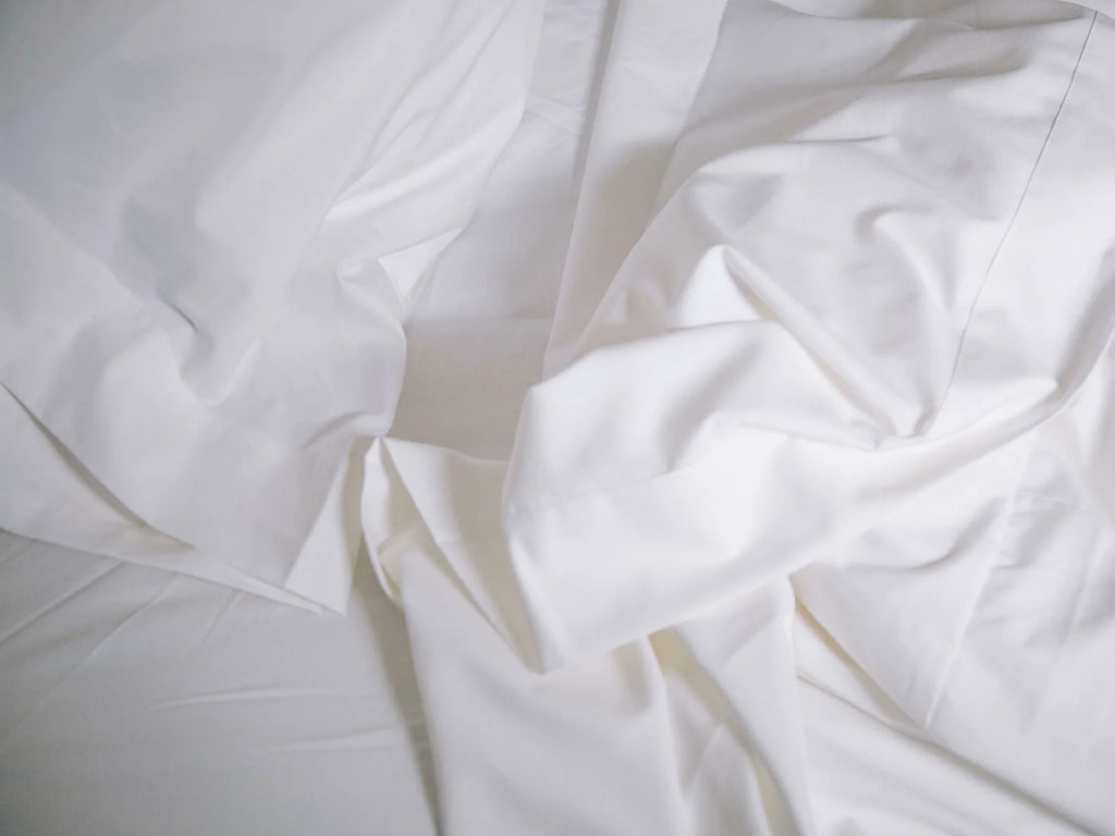 100% Cotton Percale Sheet Set with Crisp Cool Feel, Double-Hem Details, and Twin to Split King Sizes