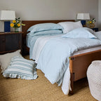 100% Cotton Percale Sheet Set with Crisp Cool Feel, Double-Hem Details, and Twin to Split King Sizes