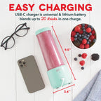 12.8 oz Rechargeable Portable Blender