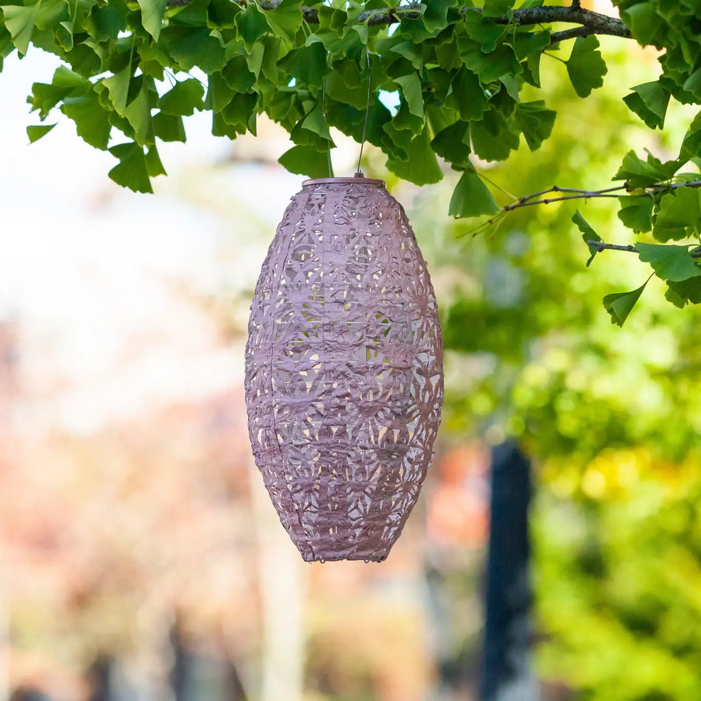15-Inch Wildflower Pod Solar Lantern