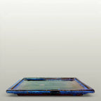 15cm Rectangular Bonsai Pot Drip Tray in Blue or Cream