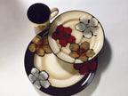 16 Piece Floral Stoneware Dinnerware Set