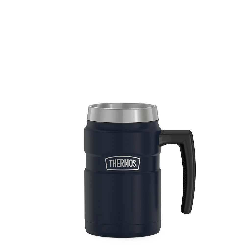 16oz Insulated Coffee Mug, MIDNIGHT BLUE