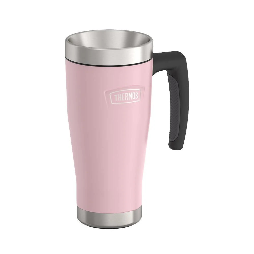 16oz Insulated Mug with Leak-Proof Slide Lock Lid and Double-Wall Vacuum Performance for Hot or Cold Drinks