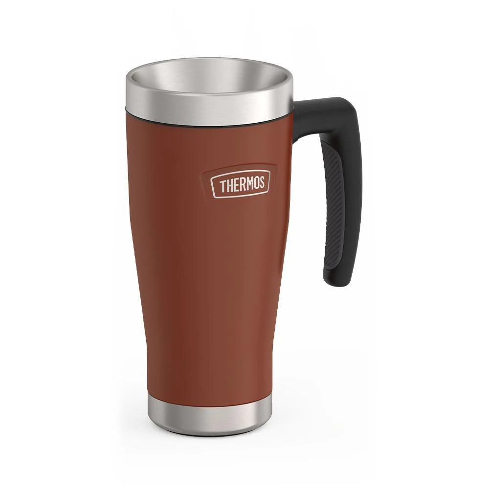 16oz Insulated Mug with Leak-Proof Slide Lock Lid and Double-Wall Vacuum Performance for Hot or Cold Drinks