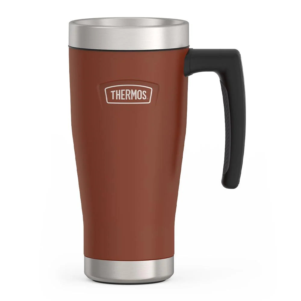 16oz Insulated Mug with Leak-Proof Slide Lock Lid and Double-Wall Vacuum Performance for Hot or Cold Drinks