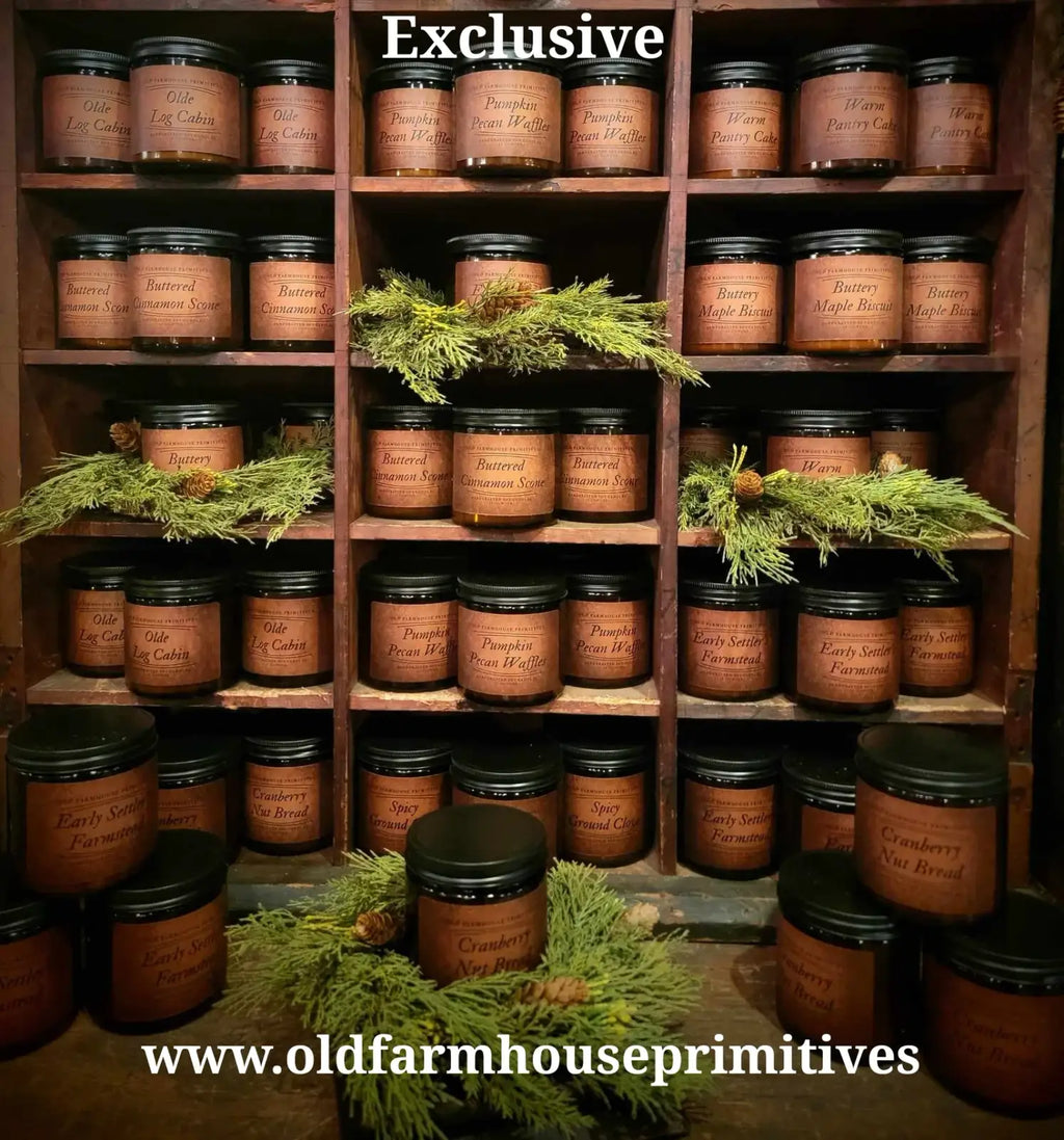 16oz Soy Jar Candles with Cozy Bakery, Spice, Citrus and Farmhouse Scents for Warm Home Fragrance