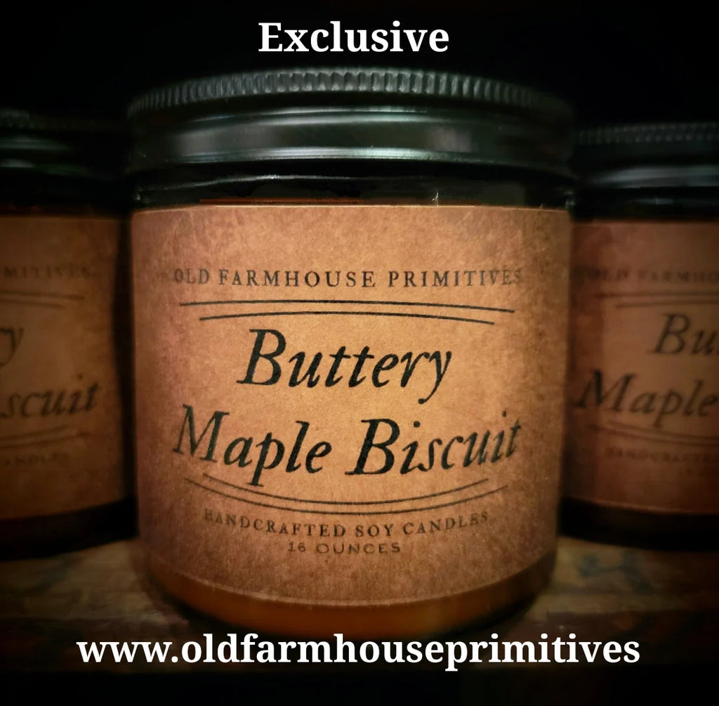 16oz Soy Jar Candles with Cozy Bakery, Spice, Citrus and Farmhouse Scents for Warm Home Fragrance