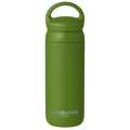 16oz Stainless Steel Tumbler with Handle, Double-Wall Insulation for Hot or Iced Coffee on the Go — Mossy Green