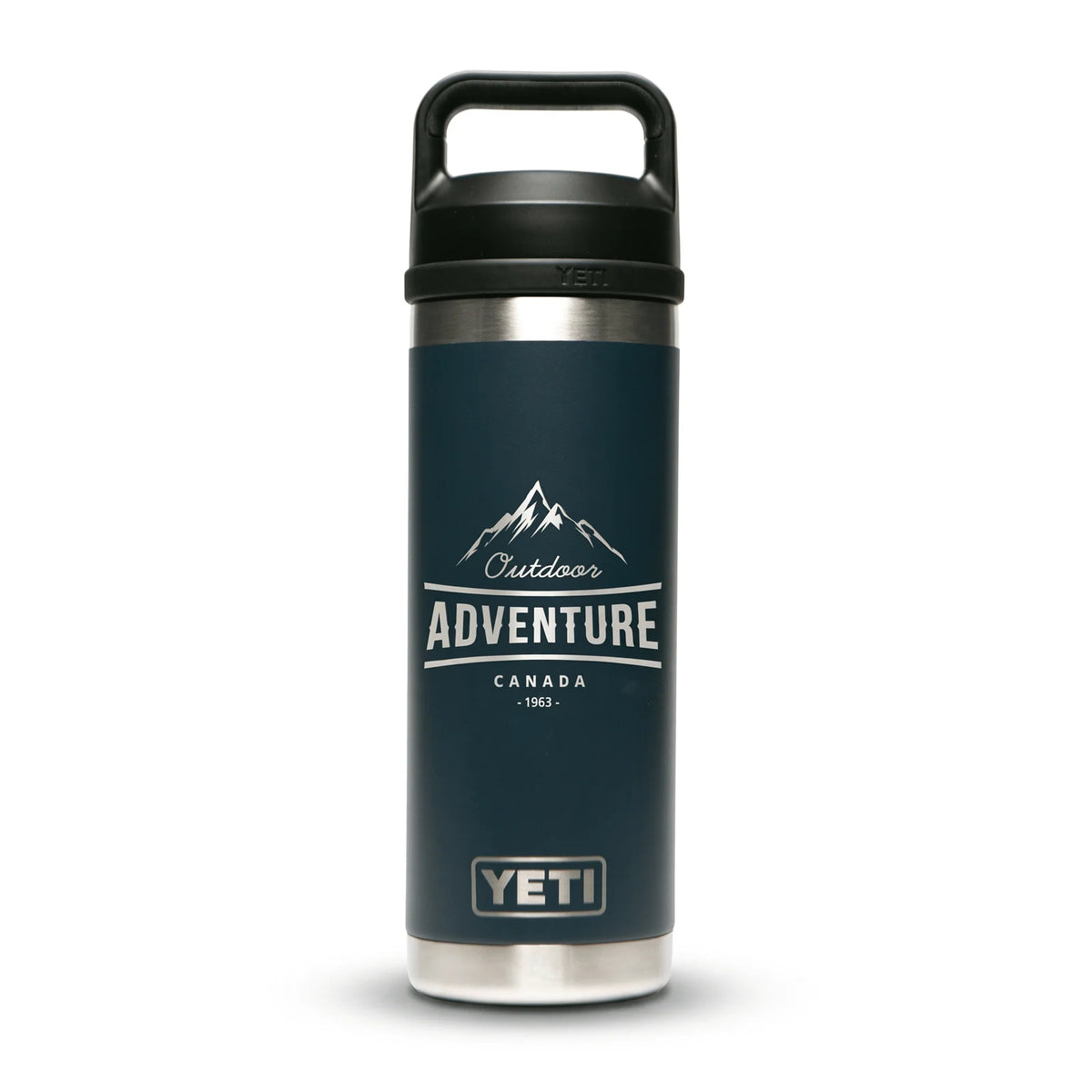 18 oz Water Bottle, Navy