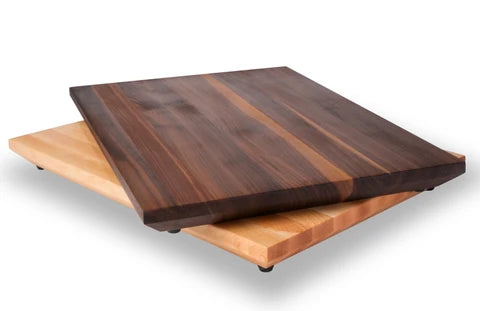 18 x 13 Inch Wood Cutting Board in Maple or Walnut