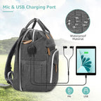 19-Pocket Diaper Bag Backpack