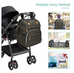 19-Pocket Diaper Bag Backpack