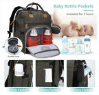 19-Pocket Diaper Bag Backpack