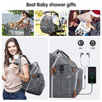 19-Pocket Diaper Bag Backpack